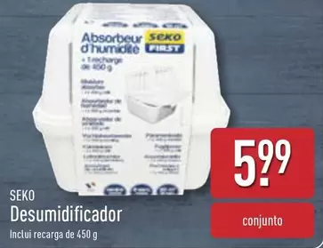 Oferta de Seko - Desumidificador por 5,99€ em Aldi