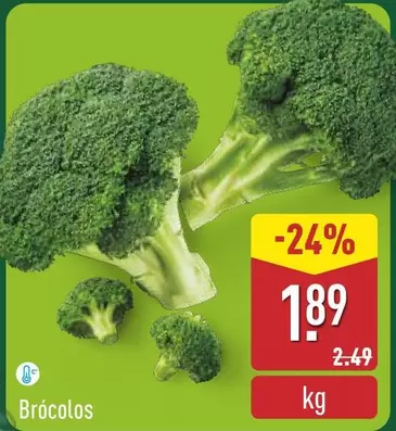 Oferta de Brócolos por 1,89€ em Aldi