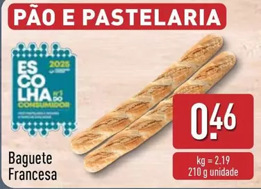 Oferta de Baguete Francesa por 0,46€ em Aldi