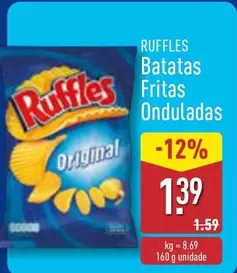 Oferta de Ruffles -  Batatas Fritas Onduladas por 1,39€ em Aldi