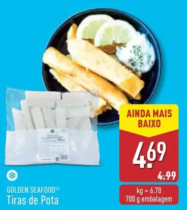 Oferta de Golden Seafood - Tiras De Pota por 4,69€ em Aldi