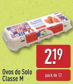 Oferta de Ovos Do Solo Classe M por 2,19€ em Aldi