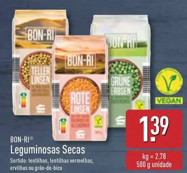 Oferta de Bon-Ri - Leguminosas Secas por 1,39€ em Aldi