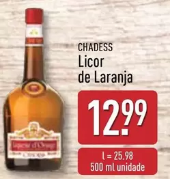 Oferta de Chadess - Licor De Laranja por 12,99€ em Aldi