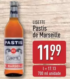 Oferta de Lisette - Pastis De Marseille por 11,99€ em Aldi