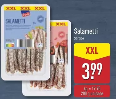 Oferta de Salametti por 3,99€ em Aldi