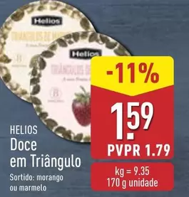 Oferta de Helios - Doce Em Triângulo por 1,59€ em Aldi