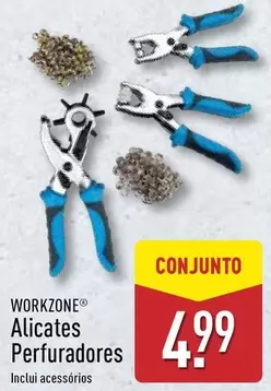 Oferta de Workzone - Alicates Perfuradores por 4,99€ em Aldi