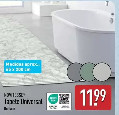 Oferta de Novitesse - Tapete Universal por 11,99€ em Aldi