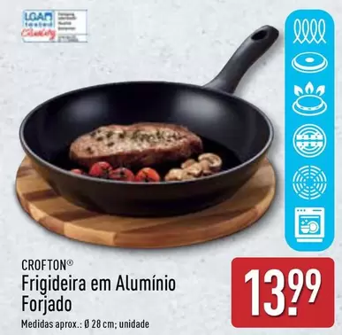 Oferta de Crofton - Frigideira Em Alumínio Forjado por 13,99€ em Aldi