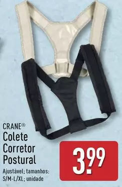 Oferta de Crane - Colete Corretor Postural  por 3,99€ em Aldi