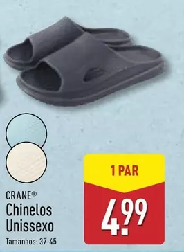 Oferta de Crane - Chinelos Unissexo por 4,99€ em Aldi