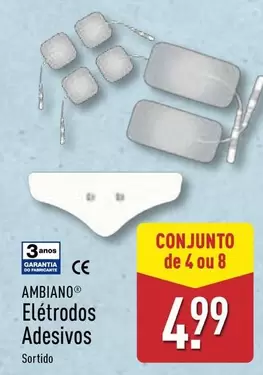 Oferta de Ambiano - Elétrodos Adesivos por 4,99€ em Aldi