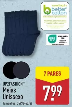 Oferta de Up2fashion - Meias Unissexo  por 7,99€ em Aldi