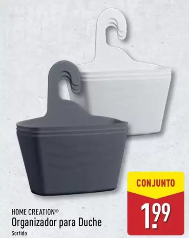 Oferta de Home Creation - Organizador Para Duche por 1,99€ em Aldi