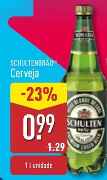 Oferta de Schultenbrau - Cerveja por 0,99€ em Aldi