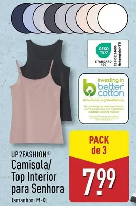 Oferta de Up2fashion - Camisola/Top Interior Para Senhora por 7,99€ em Aldi