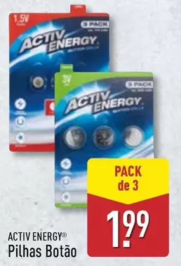 Oferta de Pilhas Botao por 1,99€ em Aldi