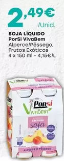 Oferta de Porsi - Soja Líquido por 2,49€ em Intermarché