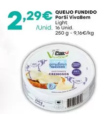 Oferta de Porsi - Queijo Fundido por 2,29€ em Intermarché