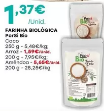 Oferta de Porsi Bio - Farinha Biologica por 1,37€ em Intermarché