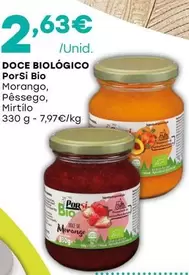 Oferta de Porsi Bio - Doce Biofogico por 2,63€ em Intermarché