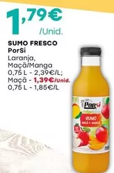 Oferta de Porsi - Sumo Fresco por 1,79€ em Intermarché