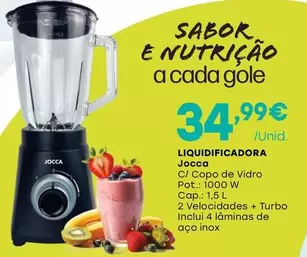 Oferta de Jocca - Liquidificadora por 34,99€ em Intermarché