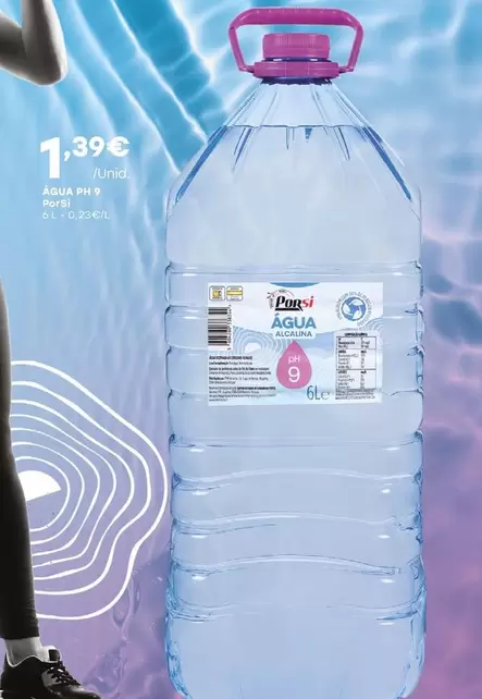 Oferta de Agua por 1,39€ em Intermarché