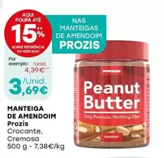 Oferta de Prozis - Manteiga De Amendoim por 3,69€ em Intermarché