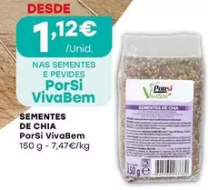 Oferta de Porsi VivaBem - Sementes De Chia por 1,12€ em Intermarché