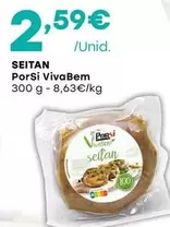 Oferta de Porsi VivaBem  - Seitan por 2,59€ em Intermarché