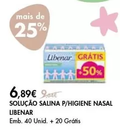 Oferta de Solução Salina P/higiene Nasal por 6,89€ em Pingo Doce