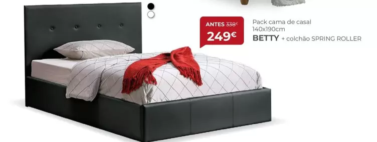 Oferta de Pack Cama De Casal Betty por 249€ em Homy Casa