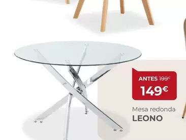 Oferta de Mesa Redonda Leono por 149€ em Homy Casa