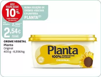 Oferta de Planta - Creme Vegetal por 2,54€ em Intermarché