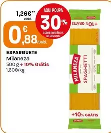 Oferta de Milaneza - Esparguete por 0,88€ em Intermarché