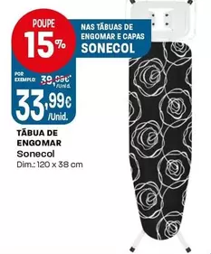 Oferta de Sonecol - Tábua De Engomar por 33,99€ em Intermarché