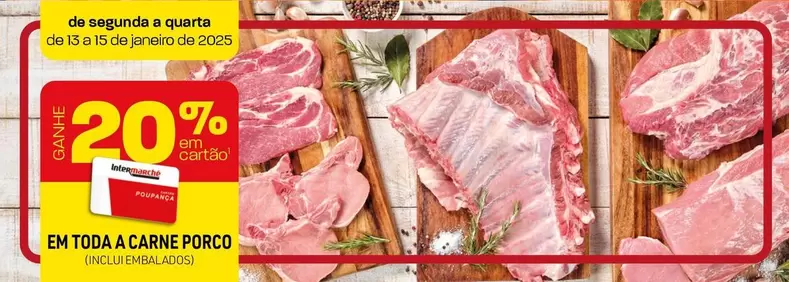 Oferta de Em Toda A Carne Porcoem Intermarché