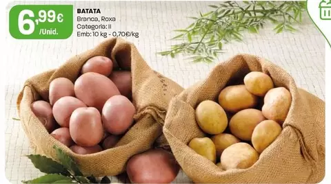 Oferta de Batata por 6,99€ em Intermarché