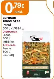 Oferta de Porsi - Espirais Tricolores por 0,79€ em Intermarché