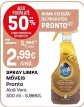 Oferta de Pronto - Spray Limpa Moveis por 2,99€ em Intermarché