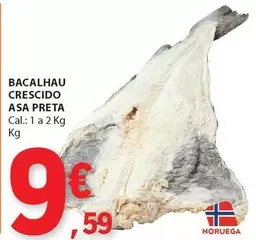 Oferta de A+ - Bacalhau Crescido Asa Preta por 9,59€ em E.Leclerc