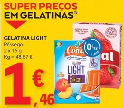 Oferta de Gelatina Light por 1,46€ em E.Leclerc