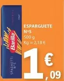 Oferta de Barilla - Esparguete N°5 por 11,09€ em E.Leclerc