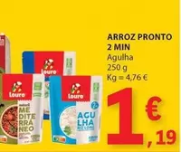 Oferta de Louro - Arroz Pronto 2 Min por 1,19€ em E.Leclerc