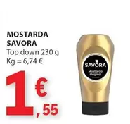 Oferta de Savora - Mostarda por 1,55€ em E.Leclerc