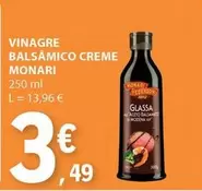 Oferta de Vinagre Balsámico Creme por 3,49€ em E.Leclerc