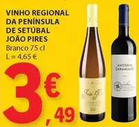 Oferta de João Pires - Vinho Regional Da Peninsula De Setubal por 3,49€ em E.Leclerc