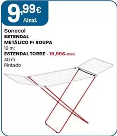 Oferta de Sonecol - Estendal Metalico P/roupa por 9,99€ em Intermarché